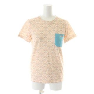 ミュウミュウ(miumiu)のミュウミュウ 2015年製 Tシャツ カットソー 半袖 ポケット S ベージュ(Tシャツ(半袖/袖なし))