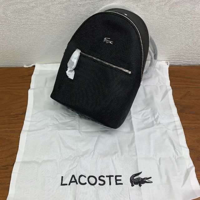 ラコステ Lacoste レディース バッグ バックパック リュック 黒 商品の