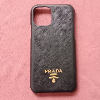 プラダ(PRADA)のプラダ　スマホケース　黒　iPhone11プロ　PRADA(iPhoneケース)