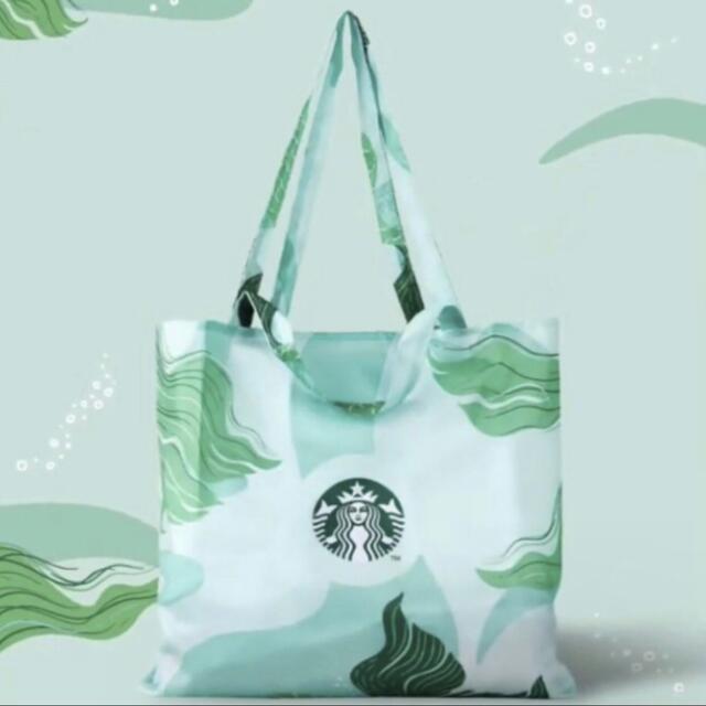 Starbucks Coffee(スターバックスコーヒー)のStarbucks Foldable Bag 20th スタバ エコバッグ レディースのバッグ(エコバッグ)の商品写真