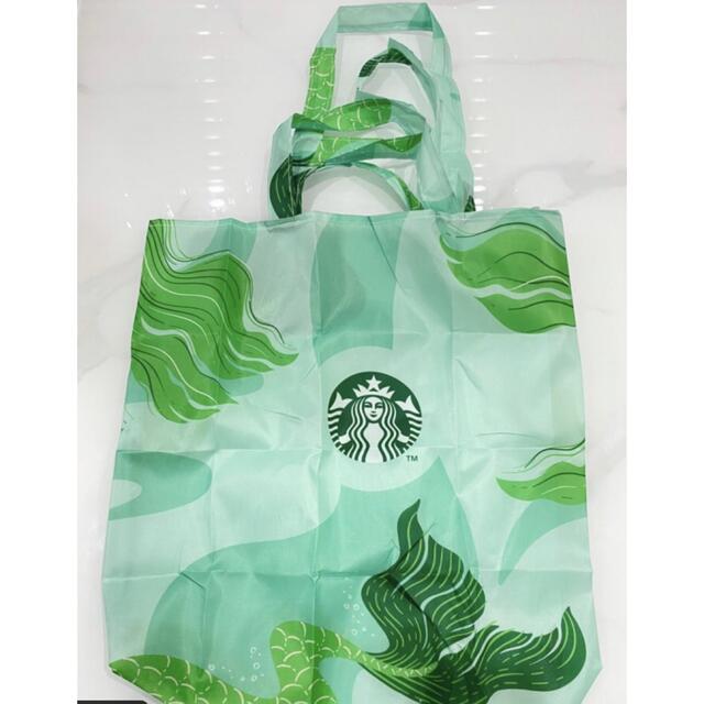 Starbucks Coffee(スターバックスコーヒー)のStarbucks Foldable Bag 20th スタバ エコバッグ レディースのバッグ(エコバッグ)の商品写真