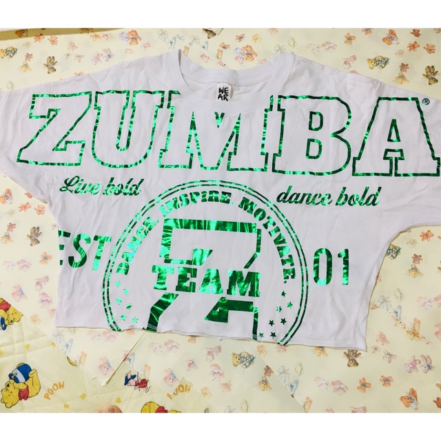 Zumba(ズンバ)のせいあ　様専用です⭐︎ZUMBA Tシャツ⭐︎美品 レディースのトップス(Tシャツ(半袖/袖なし))の商品写真