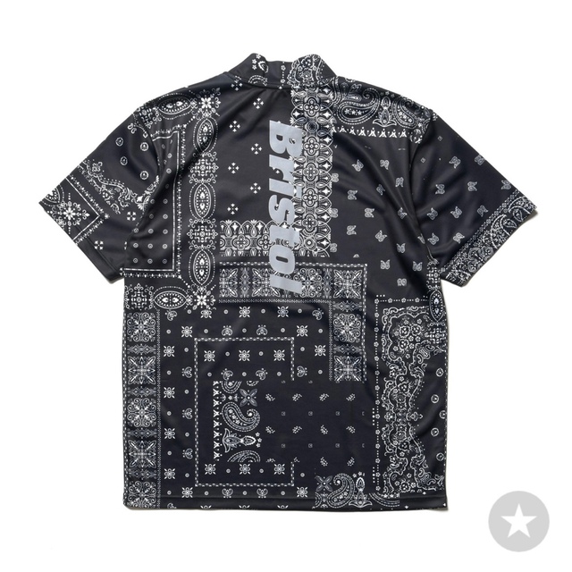 FCRB NEW ERA BANDANA MOCK NECK SHIRT