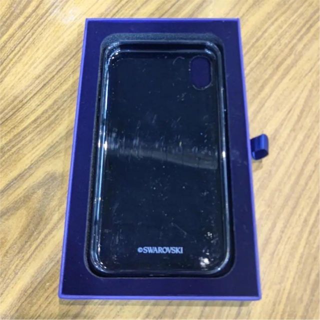 SWAROVSKI(スワロフスキー)のSwarovski スワロフスキー iPhone ケース XS Max ブラック スマホ/家電/カメラのスマホアクセサリー(iPhoneケース)の商品写真