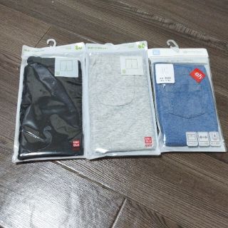 ユニクロ(UNIQLO)のねこ(値下交渉不可)様専用　五分丈レギンス　3点セット　ベビー80(パンツ)