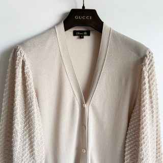 Drawer - Drawer*21SS コットンギャザースリーブカーディガン