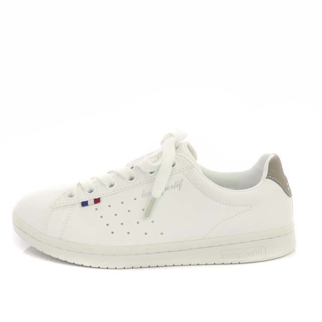 le coq sportif(ルコックスポルティフ)のルコックスポルティフ LA ローラン SL ローカットスニーカー 23cm 白 レディースの靴/シューズ(スニーカー)の商品写真