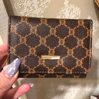 ルイヴィトン(LOUIS VUITTON)のモノグラム　セリーヌ・VUITTON風三つ折り財布💓(財布)