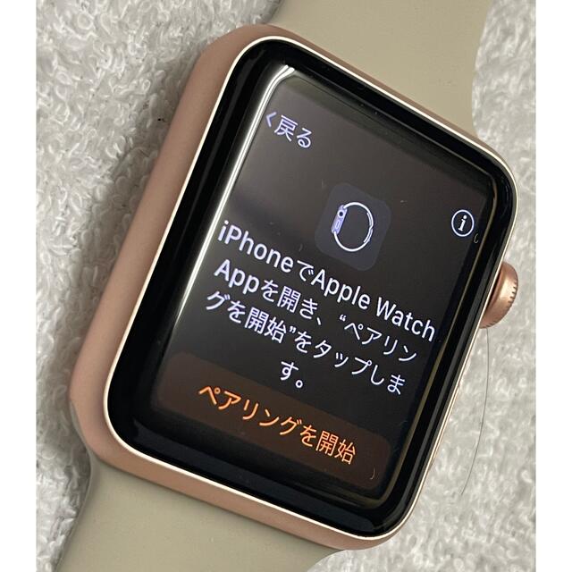Apple Watch - 傷無し美品!Apple Watch Sport ローズゴールド 42mm
