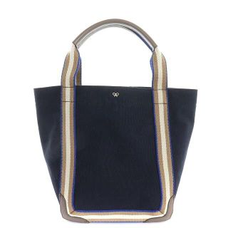 アニヤハインドマーチ(ANYA HINDMARCH)のアニヤハインドマーチ トートバッグ ハンドバッグ キャンバス 紺(トートバッグ)