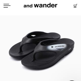 ウーフォス(OOFOS)の※試着のみ　OOFOS andwander コラボ リカバリーサンダル(サンダル)