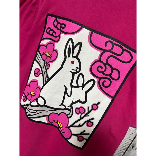 極限定花札 FR2梅 Tシャツ 濃厚桃色 XLARGE CUNE HUF | www.kabar