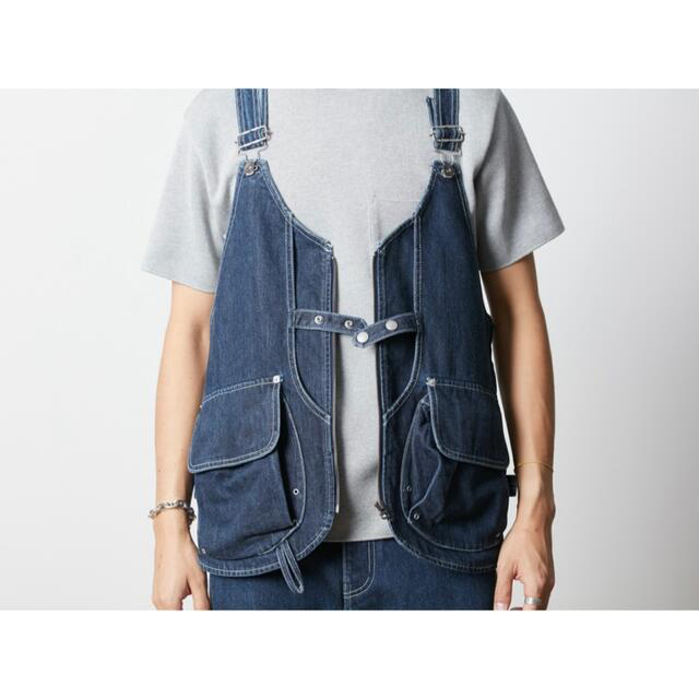 スノーピーク　Indigo TAKIBI Vest M 雪峰祭