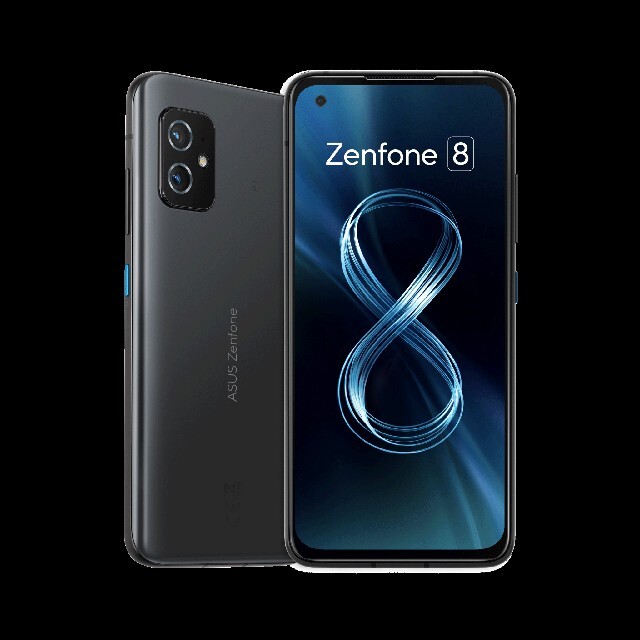 気質アップ ZenFone Zenfone8 8/128 Black 国内版 SIMフリー スマートフォン本体