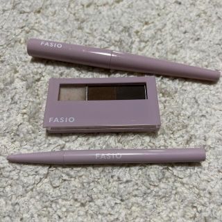 ファシオ(Fasio)のファシオFASIO アイブロウセット　ブラウン(パウダーアイブロウ)