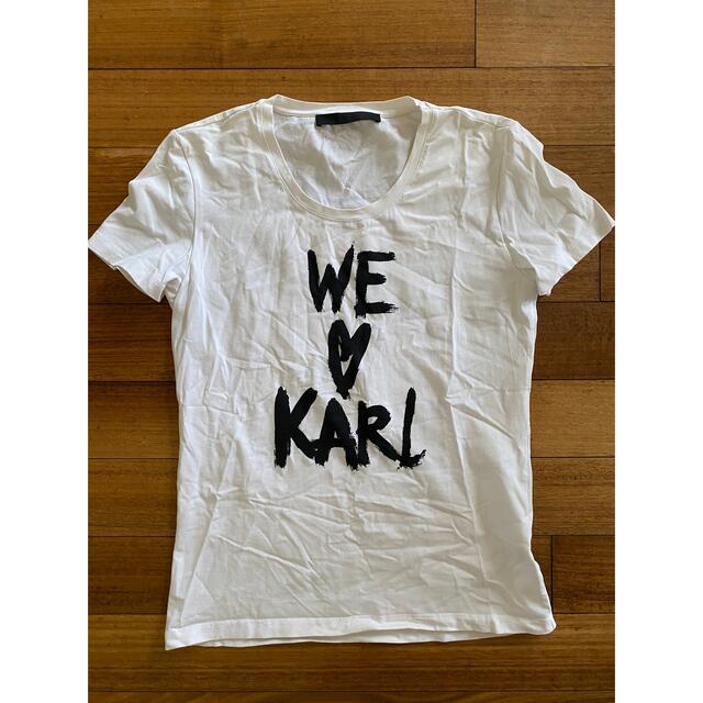 Karl Lagerfeld(カールラガーフェルド)のカールラガーフェルドTシャツ レディースのトップス(Tシャツ(半袖/袖なし))の商品写真