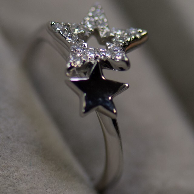 STAR JEWELRY(スタージュエリー)の☆LUNA☆様専用スタージュエリー　Pt950　0.15ct　4号　ダイヤリング レディースのアクセサリー(リング(指輪))の商品写真