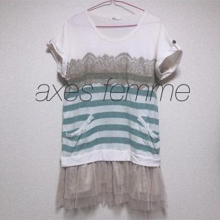 アクシーズファム(axes femme)のニット チュニック axes femme Mサイズ(チュニック)