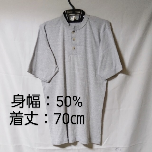 メンズ：衿なし半袖Tシャツ メンズのトップス(Tシャツ/カットソー(半袖/袖なし))の商品写真