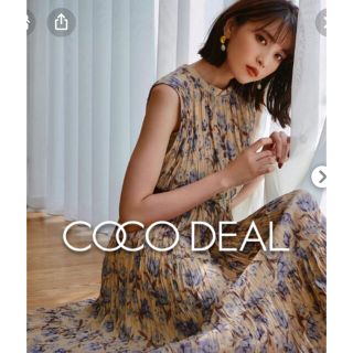 ココディール(COCO DEAL)のCOCO DEAL 完売　夏　ノースリーブワンピース(ロングワンピース/マキシワンピース)