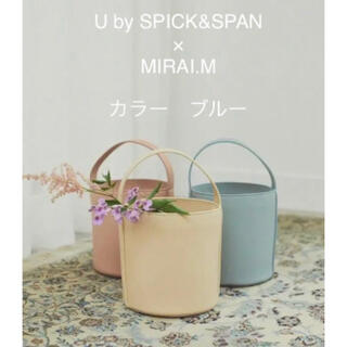 ユーバイスピックアンドスパン(U by SPICK&SPAN)のU by spick & span u×MIRAI.M コラボバケツ型バッグ(ハンドバッグ)