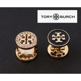 トリーバーチ(Tory Burch)のTory Burch  ピアス　トリーバーチ リバーシブル　ブラック 正規品(ピアス)