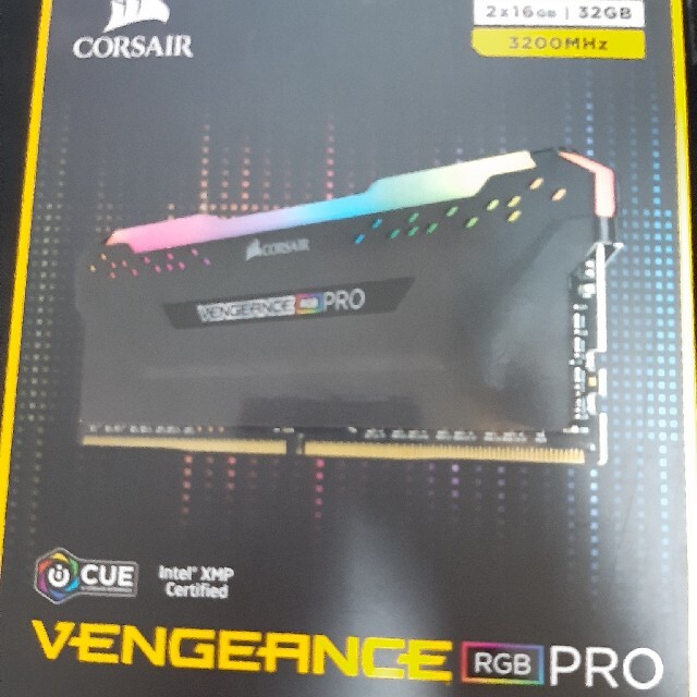 DDR4-3200  VENGEANCE RGB PROシリーズ OCメモリー