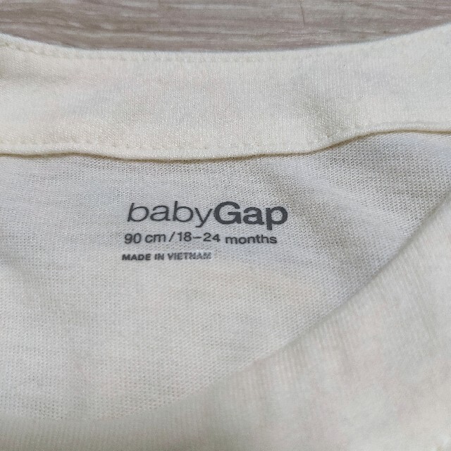 babyGAP(ベビーギャップ)のGAP フリルワンピース キッズ/ベビー/マタニティのキッズ服女の子用(90cm~)(ワンピース)の商品写真