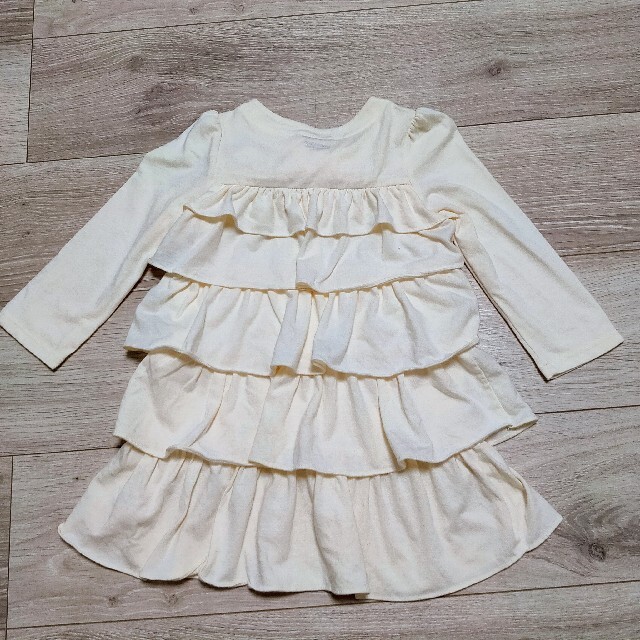 babyGAP(ベビーギャップ)のGAP フリルワンピース キッズ/ベビー/マタニティのキッズ服女の子用(90cm~)(ワンピース)の商品写真