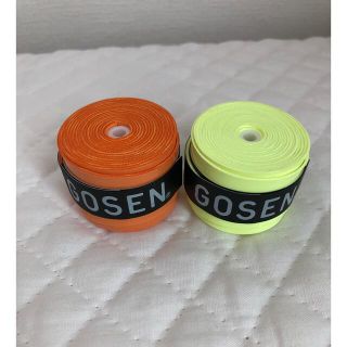 ゴーセン(GOSEN)のGOSEN グリップテープ 2個★迅速発送 オレンジ蛍光 ゴーセン✳︎色変更可(その他)