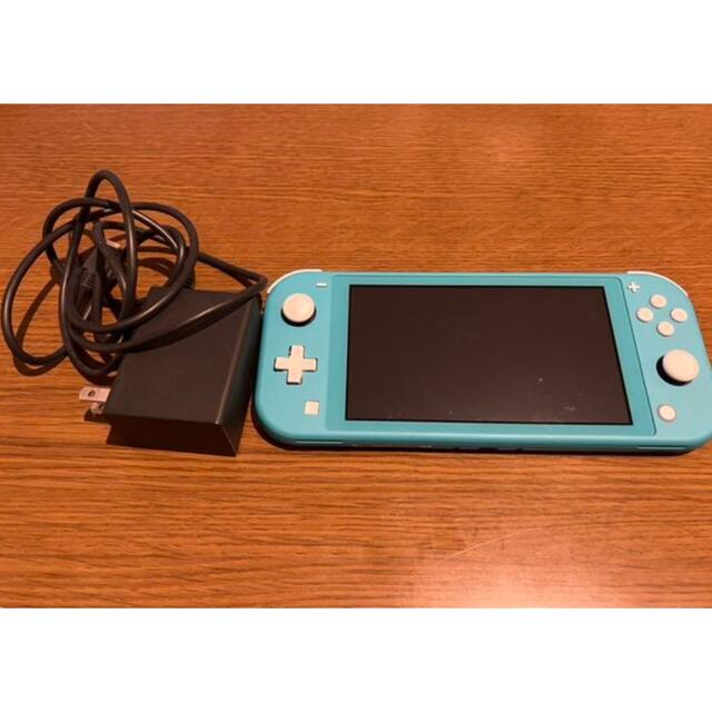 Nintendo Switch ライト　　ターコイズ エンタメ/ホビーのゲームソフト/ゲーム機本体(携帯用ゲーム機本体)の商品写真