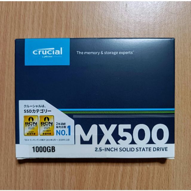 ★新品 Crucial SSD MX500シリーズ 1.0TB CT1000MX