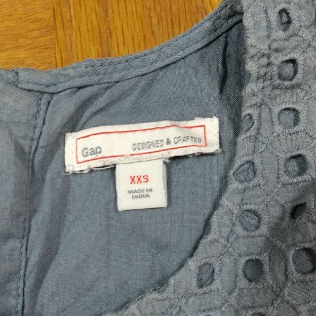 GAP(ギャップ)のGAP ノースリーブ ブルーグレー レディースのトップス(カットソー(半袖/袖なし))の商品写真