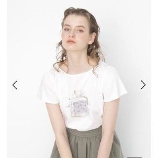 クチュールブローチ(Couture Brooch)のクチュールブローチ　パルファムコクリコ フレアースリーブTシャツ(Tシャツ(半袖/袖なし))