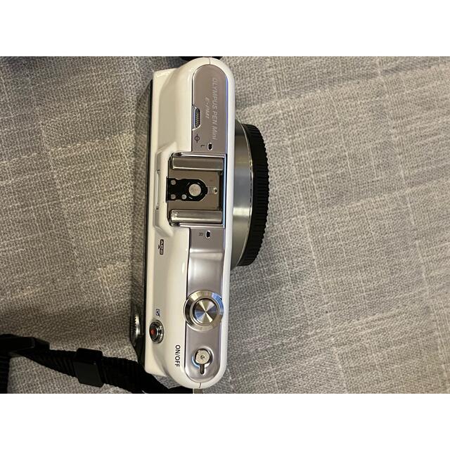 OLYMPUS ミラーレス一眼 PEN mini E-PM1 ツインレンズ 白