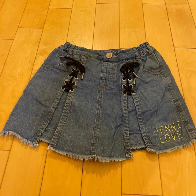 JENNI(ジェニィ)の【限定値下げ❣️】【ジェニー】デニムミニスカート風キュロット 150 キッズ/ベビー/マタニティのキッズ服女の子用(90cm~)(パンツ/スパッツ)の商品写真