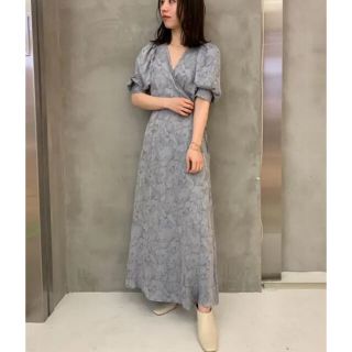 FRAY I.D - FRAY I.D ジャガードフラワーカシュクールワンピース