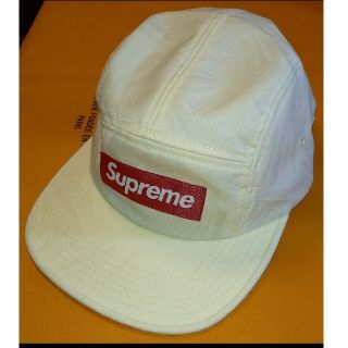 Supreme camp cap white キャップ 白 box logo