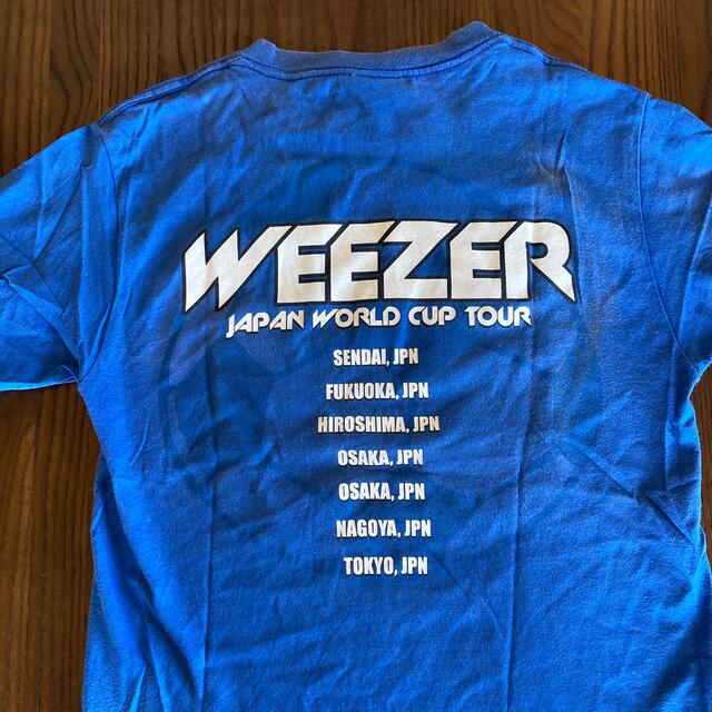 WEEZER Tシャツ 青 S レア メンズのトップス(Tシャツ/カットソー(半袖/袖なし))の商品写真