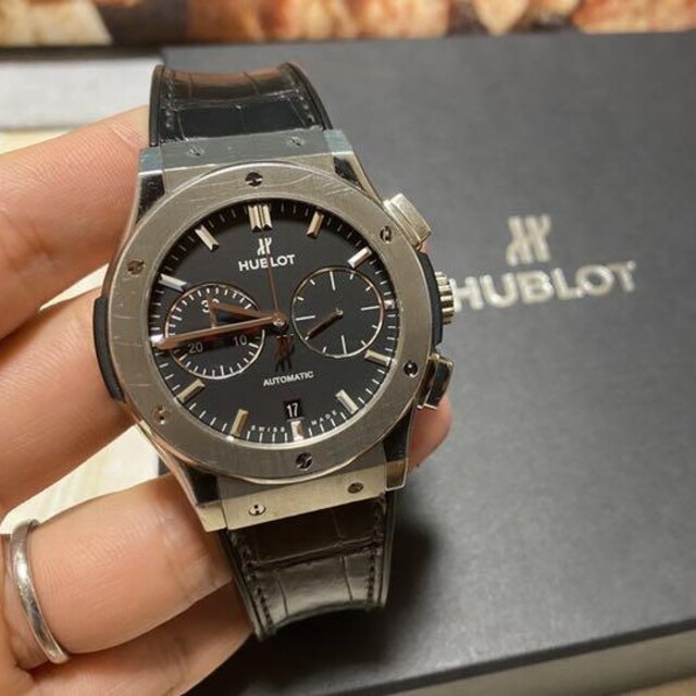 HUBLOT(ウブロ)のウブロ クラシックフュージョン 45mm ブラック メンズの時計(腕時計(アナログ))の商品写真