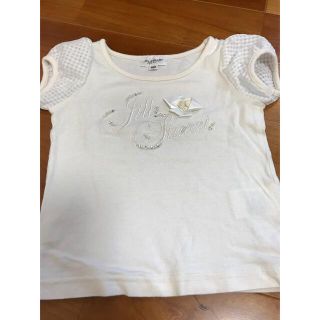 ジルスチュアートニューヨーク(JILLSTUART NEWYORK)のジルスチュアート　Tシャツ　100 センチ　白(Tシャツ/カットソー)