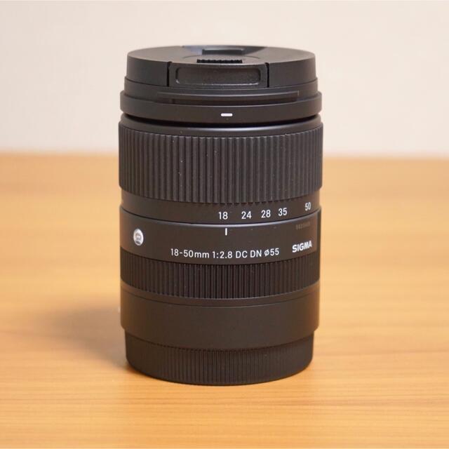 SIGMA(シグマ)のSIGMA 18-50mm F2.8 DC DN ソニーEマウント スマホ/家電/カメラのカメラ(レンズ(ズーム))の商品写真