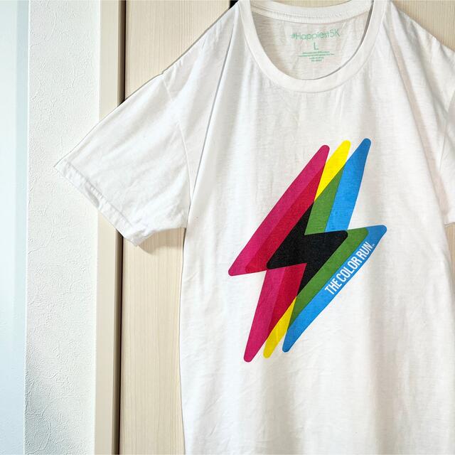 ART VINTAGE(アートヴィンテージ)の海外製 白 Tシャツ ロゴプリント オーバーサイズ トップス L メンズのトップス(Tシャツ/カットソー(半袖/袖なし))の商品写真