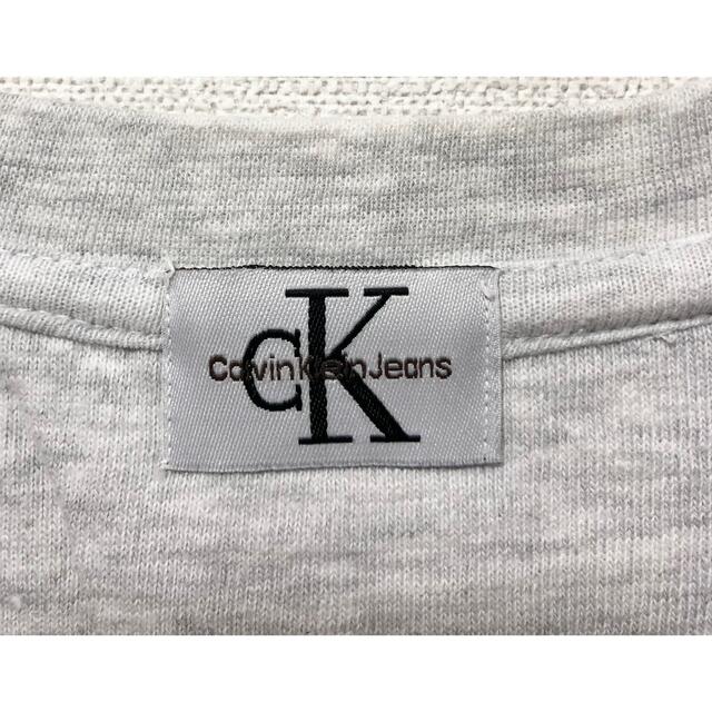 Calvin Klein(カルバンクライン)の90's Calvin Klein カルバンクライン ビンテージ ゴールド 刺繍 メンズのトップス(Tシャツ/カットソー(半袖/袖なし))の商品写真