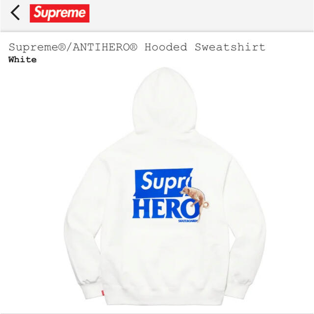 Supreme(シュプリーム)の22SS  Supreme ANTI HERO パーカー メンズのトップス(パーカー)の商品写真