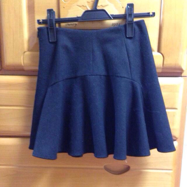MERCURYDUO(マーキュリーデュオ)のMERCURYDUOウールフレアスカート レディースのスカート(ミニスカート)の商品写真