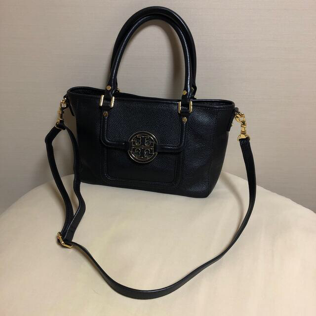 Tory Burch - トリーバーチ バッグ ショルダーつき 美品 黒 斜めがけ ...