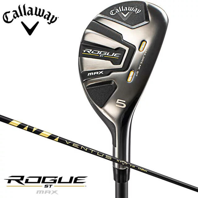 未使用に近いキャロウェイ ROGUE ST MAX VENTUS 5 Callaway