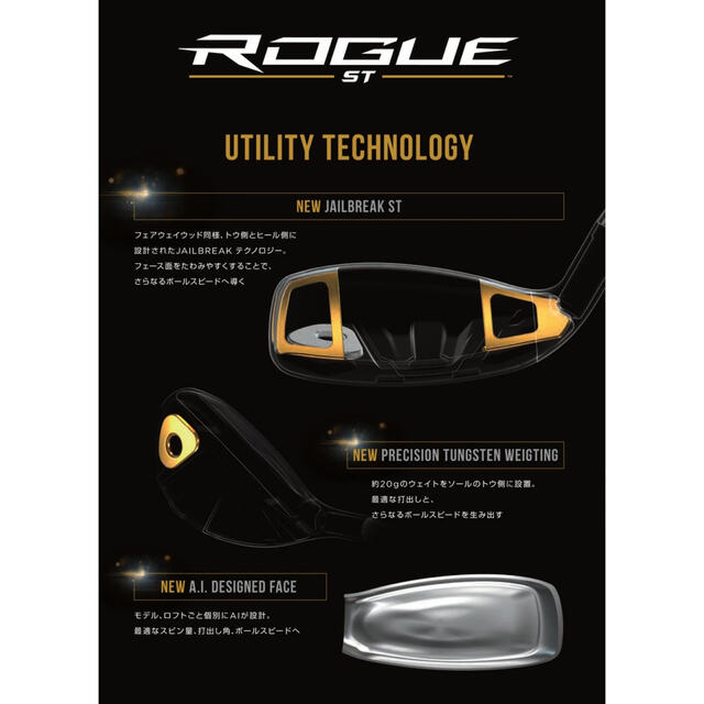 Callaway(キャロウェイ)のキャロウェイ ROGUE ST MAX VENTUS 5 Callaway スポーツ/アウトドアのゴルフ(クラブ)の商品写真