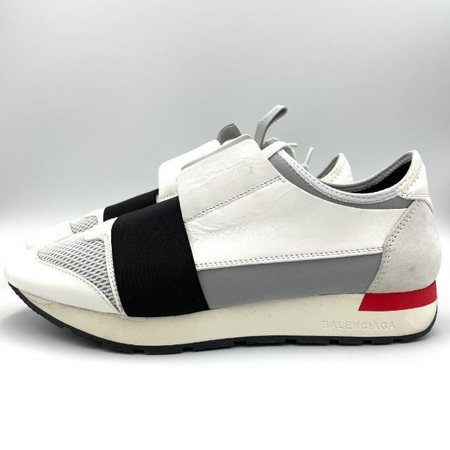 BALENCIAGA バレンシアガ race runner サイズ40 代引き可 レースランナー スニーカー 黒 メンズ 38 バレンシアガ BALENCIAGA ローファー/革靴